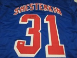 Igor Shesterkin of the NY Rangers signed autographed hockey jersey PAAS COA 535