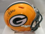 Jordan Love of the Green Bay Packers signed autographed mini football helmet PAAS COA 706