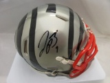 Joe Burrow of the Cincinnati Bengals signed autographed mini football helmet PAAS COA 897