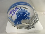 Amon-Ra St Brown of the Detroit Lions signed autographed mini football helmet PAAS COA 310