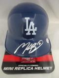 Mookie Betts of the La Dodgers signed autographed mini batting helmet PAAS COA 942