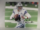 Dak Prescott of the Dallas Cowboys signed autographed 8x10 photo PAAS COA 832