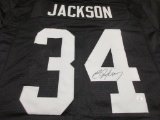 Bo Jackson of the Oakland Raiders signed autographed football jersey PAAS COA 923