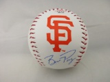 Buster Posey of the San Francisco Giants signed autographed logo baseball PAAS COA COA 174