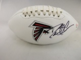 Deion Sanders of the Atlanta Falcons signed autographed mini football PAAS COA 499