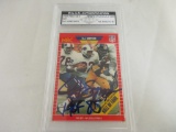 OJ Simpson of the Buffalo Bills signed autographed slabbed card PAAS COA 492