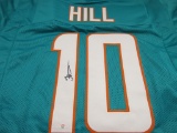 Tyreek Hill of the Miami Dolphins signed autographed football jersey PAAS COA 025