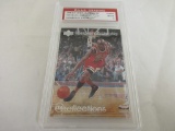 Michael Jordan Bulls 1998 UD Jordan Tribute MJ Reflections #MJ63 graded PAAS Mint 9