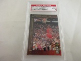 Michael Jordan Bulls 1994 Collectors Choice Basketball Heroes #217 graded PAAS Mint 9