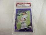 Aaron Judge Yankees 2021 Donruss Purple #182 graded PAAS Gem Mint 10