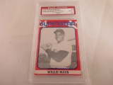 Willie Mays Giants 1982 Superstar #54 graded PAAS Mint 8.5