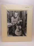 Tom T Hall signed autographed 8x10 matted to 10x12  JSA LOA