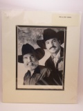 Bellamy Brothers signed autographed 8x10 matted to 10x12  JSA LOA