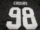Maxx Crosby of the LV Raiders signed autographed football jersey PAAS COA 860