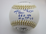 Willie Mays of the SF Giants signed autographed Gold Glove Baseball Say Hey Authentic Holo