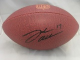 Josh Allen of the Buffalo Bills signed autographed full size brown football PAAS COA 072
