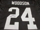 Charles Woodson of the Oakland Raiders signed autographed football jersey PAAS COA 342