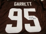 Myles Garrett of the Cleveland Browns signed autographed football jersey PAAS COA 684