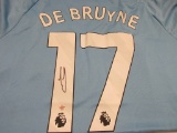 Kevin De Bruyne of Manchester City signed autographed soccer jersey PAAS COA 558