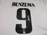 Karim Benzema of the Real Madrid signed autographed soccer jersey PAAS COA 806