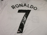 Cristiano Ronaldo of Manchester United signed autographed soccer jersey PAAS COA 639