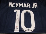 Neymar Jr of Paris Saint Germain signed autographed soccer jersey PAAS COA 732