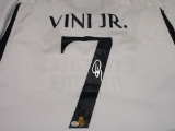Vini Jr of Real Madrid signed autographed soccer jersey PAAS COA 562
