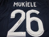 Nordi Mukiele of Paris Saint Germain signed autographed soccer jersey PAAS COA 491