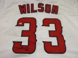 CJ Wilson of the LA Angels signed autographed baseball jersey PAAS COA 297