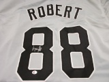 Luis Robert of the Chicago White Sox signed autographed baseball jersey PAAS COA 093
