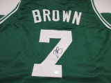 Jaylen Brown of the Boston Celtics signed autographed basketball jersey PAAS COA 504