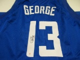 Paul George of the LA Clippers signed autographed basketball jersey PAAS COA 379