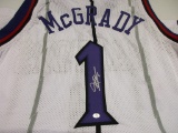 Tracy McGrady of the Toronto Raptors signed autographed basketball jersey PAAS COA 771