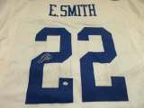 Emmitt Smith of the Dallas Cowboys signed autographed football jersey PAAS COA 134