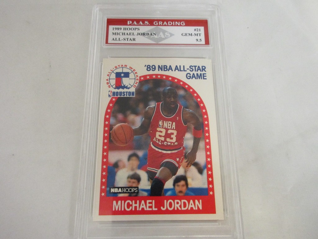 MICHAEL JORDAN 1989 NBA HOOPS 1989 NBA ALL STAR GAME# 21 HOF