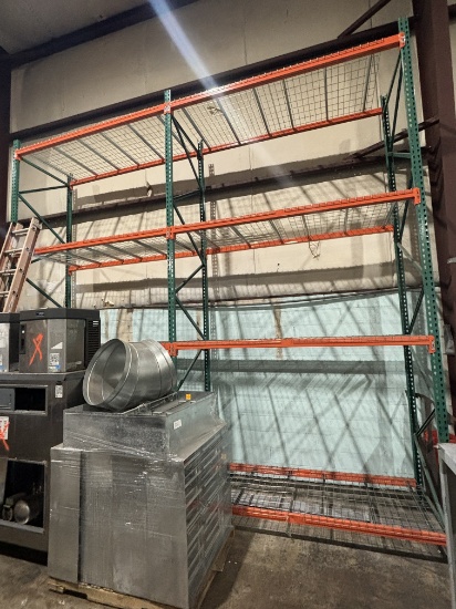 LIKE NEW 8' x 16' Pallet Racking Tear Drop 20K Lbs.