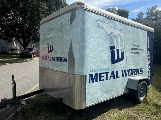 2005 10' Pace Enclosed Ramp Trailer