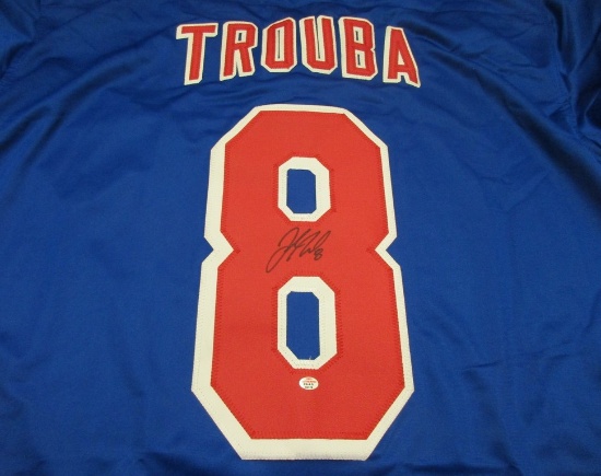 Jacob Trouba of the New York Rangers signed autographed hockey jersey PAAS COA 178