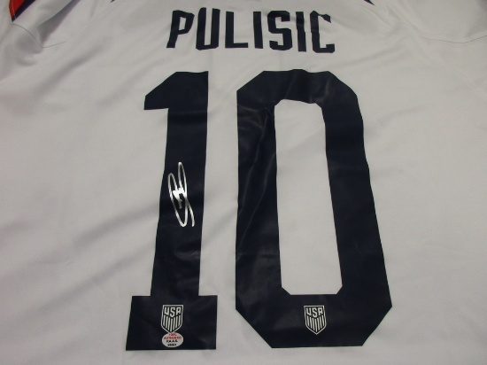 Christian Pulisic of Team USA signed autographed soccer jersey PAAS COA 590