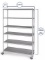 Heavy Duty 6 Tier Wire Shelf on Casters