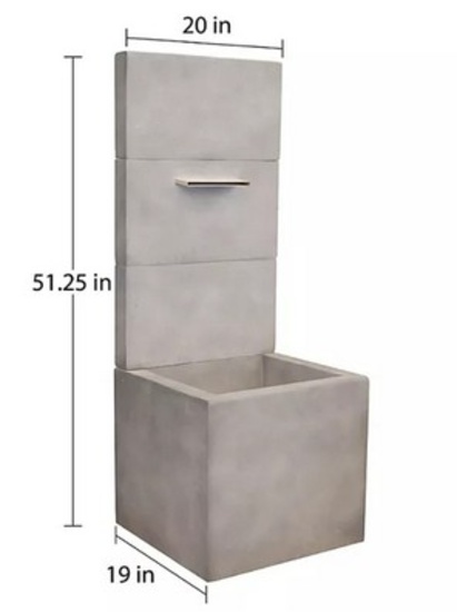 NEW Single Spout Cement Fountain