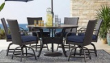 Heritage Balcony Height Dining Set - Indigo
