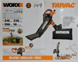 Worx TRIVAC 12 Amp 3-in-1 Blower/Mulcher/Vacuum