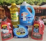 Cleaning Lot - Pine Sol,Windex, Drano & Oxi Clean
