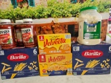 Mixed Food Lot - Barilla, Kraft, Prego & Velveeta