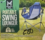 Portable Swing Lounger Blue