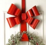 Holiday Wreath Hanger & Solar Wall Spot Lights