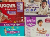 Diapers Lot - Pampers, Huggies and more