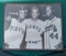 Willie Mays, Roberto Clemente and Hank Aaron Photo Plaque
