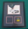 Dale Jarrett - Actual metal Sheet Piece - Raced Used - Framed - As Is